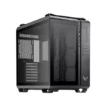 Gabinete ASUS Tuf Gaming Gt502 Midi-Tower/ATX/Micro-ATX/Mini-Itx USB 3.2/Sin Fuente/Ventiladores Instalados/Negro, Gt502/Blk/Tg// 90Dc0090-B08000