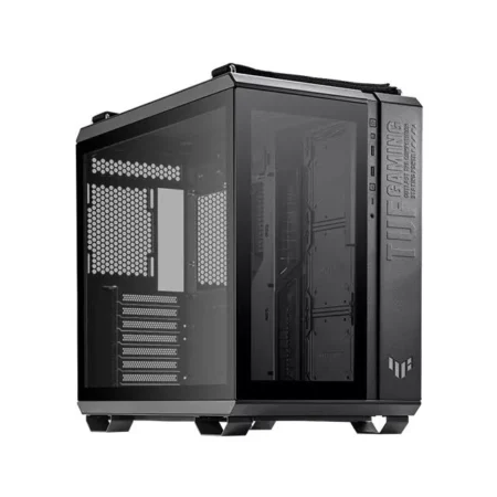 Gabinete ASUS Tuf Gaming Gt502 Midi-Tower/ATX/Micro-ATX/Mini-Itx USB 3.2/Sin Fuente/Ventiladores Instalados/Negro, Gt502/Blk/Tg// 90Dc0090-B08000