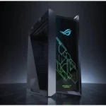 Gabinete ASUS Gx601/Wt/Al/With Handle/Full Tower/Con Ventana/Sin Fuente/Rgb/4X120Mm/Cristal Templado/Blanco-Negro/ATX