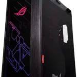 Gabinete ASUS Gx601/Wt/Al/With Handle/Full Tower/Con Ventana/Sin Fuente/Rgb/4X120Mm/Cristal Templado/Blanco-Negro/ATX