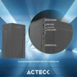 ##GABINETE ACTECK KIOTO GC220F/MINI TORRE/FUENTE ATX 500W/SOPORTE PARA VENTILADORES/COLOR NEGRO/MICRO ATX-MINI ITX/AC-939539 (OPENBOX)