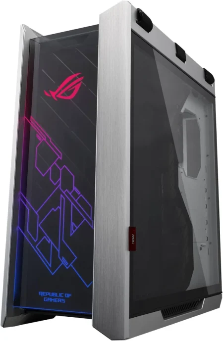 Gabinete ASUS Rog Strix Helios/Mid Tower/Con Ventana/Sin Fuente/Argb/4X140Mm/Negro/ATX/Gx601/Bk/Al/With Handle