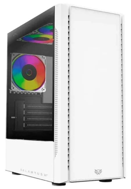 Gabinete Balam Rush Br-936095, Nyx Gi730 Con Ventana, Midi-Tower, Micro-ATX/Mini-Itx, USB 3.0/2.0, Sin Fuente, 3 Ventiladores Rgb Instalados, Negro