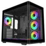 Gabinete Cooler Master Masterbox 600/Mid Tower/Ventana/Sin Fuente/4 Ventiladores Argb Instalados/Color Negro/ATX/Eatx/Mb600-Kgnn-S00