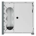 GABINETE CORSAIR CC-9011264-WW MIDI-TOWER, CON VENTANA, SIN FUENTE, USB 3.2, SIN VENTILADORES INSTALADOS, BLANCO, MICRO-ATX