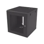 Gabinete De Pared 12U Linkedpro Sr-1912-Gn2G/635 Mm/Rack De 19''/Acero Reforzado/Color Negro