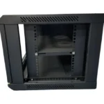 Gabinete De Pared 6Ur Saxxon Sx-R6U-5406A Puerta De Vidrio Templado/37X53X40Cm/Color Negro
