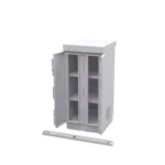 Gabinete De Seguridad Epcom Industrial Efcb051106W De Lamina Galvanizada/Para Almacenamiento De Baterias/Hasta 6 Baterias Pl110D12/Blanco