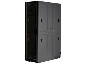 Gabinete Flexfusion Xgl (Light) Panduit Xgl84212B Para Centros De Datos/42 Ur/800 Mm De Ancho/1070 Mm De Profundidad/Acero/Color Negro