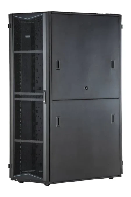 Gabinete Flexfusion Panduit Para Centros De Datos, 45 Ur, 600 Mm De Ancho, 1070 Mm De Profundidad, Fabricado En Acero, Color Negro, Xg64512Bs0001