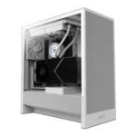 Gabinete Nzxt H5 Flow/Mid-Tower/Cristal Templado/Sin Fuente/2 Ventiladores Quiet Airflow De 120 Mm/Color Blanco/Factor ATX/Cc-H52Fw-01