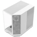 Gabinete Nzxt Cc-H61Fw-01 H6 Flow, Midi Tower, Con Ventana, Sin Fuente, USB 3.2, 3 Ventiladores Instalados, Color Blanco, ATX
