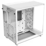 Gabinete Nzxt Cc-H61Fw-01 H6 Flow, Midi Tower, Con Ventana, Sin Fuente, USB 3.2, 3 Ventiladores Instalados, Color Blanco, ATX