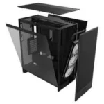 Gabinete Nzxt H7 Flow Cm-H72Fb-01 Midi-Tower/Con Ventana/Sin Fuente/3X Ventiladores 120Mm/Color Negro