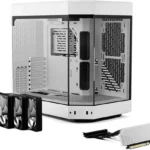 Gabinete Hyte Y60/Midi-Tower/Con Ventana/Sin Fuente/USB 3.0/3 Ventiladores 120Mm/Blanco/ATX/Cs-Hyte-Y60-Ww