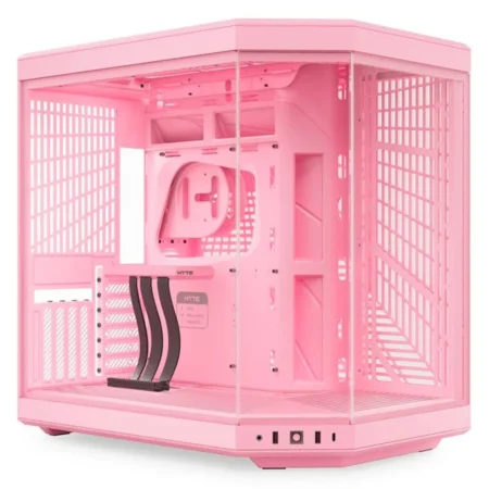 Gabinete Hyte Y70/Midi-Tower/Con Ventana/Sin Fuente/USB 3.0/Vidrio Templado/Rosa Fresa/ATX/Cs-Hyte-Y70-Sm