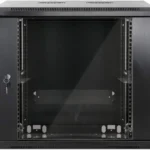 Gabinete Mural De 19" Manhattan 711777 9U/Flatpack/450 Mm/60 Kg/Color Negro