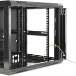 Gabinete Mural De 19" Manhattan 711777 9U/Flatpack/450 Mm/60 Kg/Color Negro
