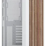Gabinete Apnx V1/Midi-Tower/Cristal Templado/Con Panel De Madera/Color Blanco/ATX/4711099479566
