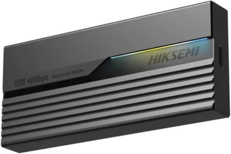 Gabinete Para SSD M.2 Hiksemi Hs-Hub-Mds4 Conector USB-C, Rgb, Hasta 40 Gbps