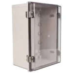 Gabinete Plastico P/Exterior Sbe Tech Cubierta Transparente, 24X19X9 Cm, Termoplastico Auto Extinguible, IP67, Alta Resistencia Al Impacto, Color Gris, Sbe-Tr24019090