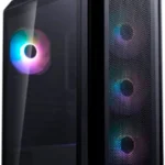 Gabinete Xpg Valor Air Plus/Mid Tower/Vidrio Templado/Sin Fuente/4 Ventiladores Instalados/Color Negro/Micro-ATX/Mini-Itx/Valorairplusmta-Bkcww
