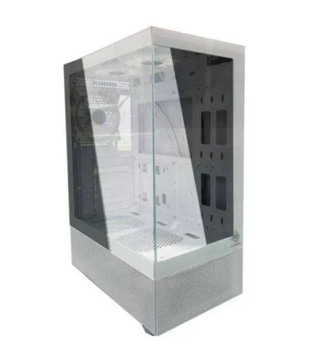 Gabinete Yaguaret 360 Cg360Gwygt ATX/Micro ATX/Mini Itx/Vidrio Templado/Ventilador Tras Y 2 Sup/Color Blanco