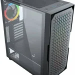 Gabinete Yaguaret Cguniconpw550Ygt, Mid Tower, C/Ventana, 550W De Fuente, USB 3.0, Rgb, Color Negro, ATX