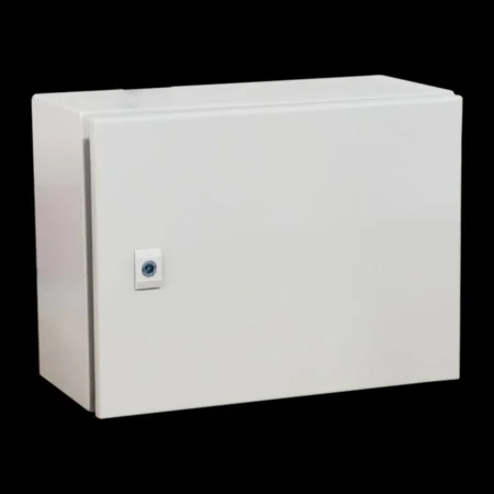 Gabinete De Acero Precision Pst-5030-30A Ip66 Uso En Intemperie/500 X 300 X 300 Mm/Placa Trasera Interior Metalica Y Compuerta Inferior Atornillable