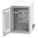 Gabinete De Exterior C/Rack De 19" Linkedpro De 24U Con Ventiladores Y Termostato, Lp-Forte-24U-R3