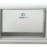 Gabinete De Pared Linkedpro Sr1906Lh3Gw 6U Con Puerta De Cristal Templado/455Mm De Profundidad Total/Rack De 19''/Acero Reforzado/Color Blanco