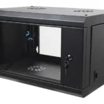 Gabinete De Pared De 6U Linkedpro Sr-1906-Lh3G Puerta De Cristal Templado/455Mm De Profundidad Total/Rack De 19"/Acero Reforzado/Color Negro