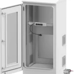Gabinete De Piso Para Exterior Linkedpro Lp-Forte-16U-Bat Con Ventiladores/Termostato Con Rack De 19"/16U/Espacio Para Baterias/Se Envia El Gabinete Armado