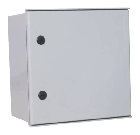 Gabinete De Poliester Precision IP65 Uso En Intemperie/400 X 400 X 200 Mm/Con Placa Trasera Interior De Plastico, Pst-4040-20P