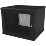 GABINETE DE PARED FIJO LINKEDPRO PUERTA PERFORADA, CON RACK DE 19IN, 9 UNIDADES DE RACK, SR-1909-GFP-VR2