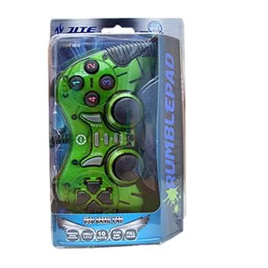 ##GAMEPAD RUMBLEPAD BLANCO USB PARA VIDEOJUEGOS 751899B (OPENBOX)