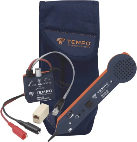 Generador De Tonos Profesional Tempo 701K-G-Box, Con Amplificador Inductivo Para Cable De Red