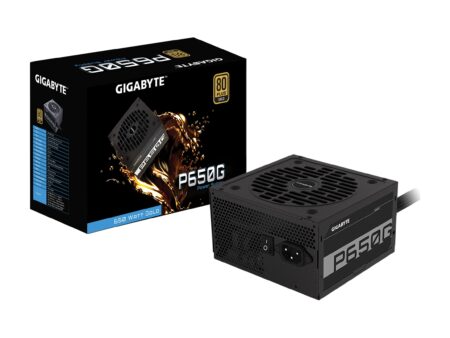 FUENTE DE PODER 650W GIGABYTE GP-P650G GUS1, 80+ GOLD/NEGRO