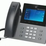 Videotelefono IP Grandstream Gxv-3350/Gxv3350 Con Android De 16 Lineas, Doble Puerto Gigabit, PoE/PoE+, Con Pantalla Tactil, Color Negro