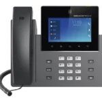 Videotelefono IP Grandstream Gxv-3350/Gxv3350 Con Android De 16 Lineas, Doble Puerto Gigabit, PoE/PoE+, Con Pantalla Tactil, Color Negro