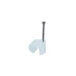 100 Piezas Grapa Para Cable Redondo Thorsman Tc-710 7Mm/Color Transparente/3103-00100