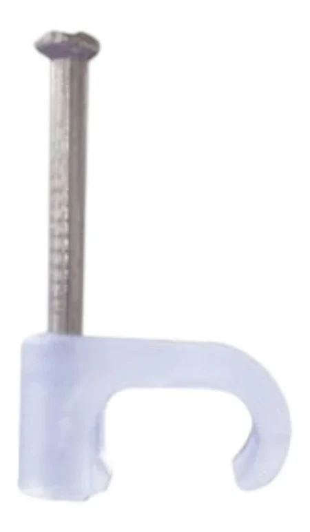 100 Piezas Grapa Para Cable Plano Thorsman Tc-4X6 4Mm/Color Transparente/3208-00100