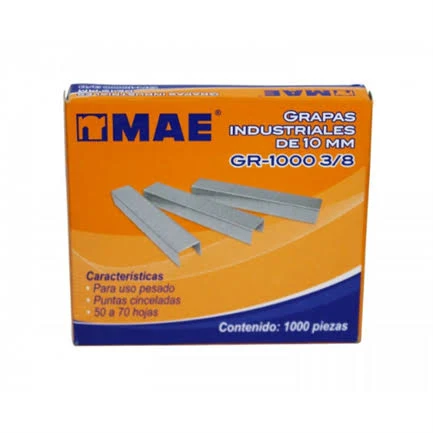 Caja C/1000 Piezas Grapas Mae Gr-1000 1/2 13Mm/Uso Pesado 1/2