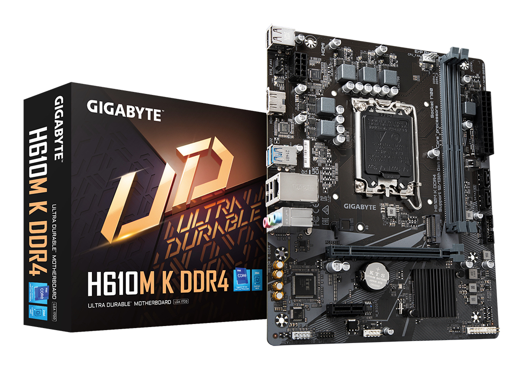 Mb Gigabyte H610m K Ddr4 Socket 1700/intel H610 Express/2xddr4/hdmi/vga//micro-atx