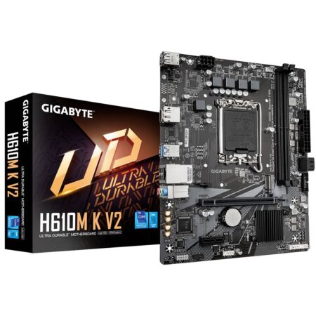 Mb Gigabyte H610M K V2 Socket 1700/2Xddr5/HDMI/DP/PCIE 3.0/Micro ATX