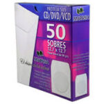 Paquete De 50 Sobres P/Cd Con Ventana Mapasa 12.7 X 12.7, Ha0126