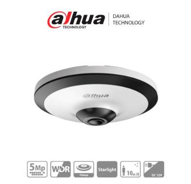 Dh-Hac-Ew2501N - Cámara Fisheye Hdcvi 5 Mp - Visión 360°, Ir 10 M, Wdr Real 120Db, Micrófono Integrado