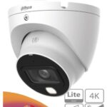 Dahua Hac-Hdw1809Tlm-A-LED -Camara Domo Eyeball 4K Full Color/ 8 Mp/Lente De 2.8Mm/106 Grados De Apertura/ Microfono Integrado/ 20 Ir -