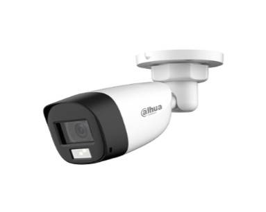 Camara Bullet Dahua Hac-Hfw1200Cln-Il-A/2Mpx/Lente 2.8Mm/Iluminacion Dual Inteligente/Fullcolor/102° De Apertura/Ir 20M/Microfono Integrado/IP67/Soporta Cvi/Cvbs/Ahd/Tvi