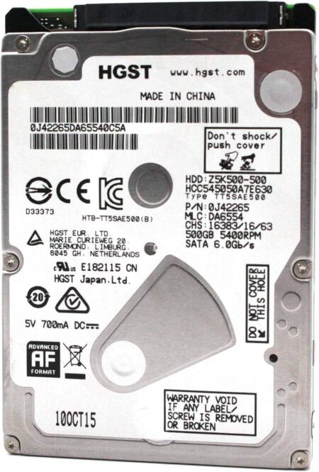 Disco Duro Genérico – 500 Gb, SATA 3.5 Pulgadas, 5400Rpm
